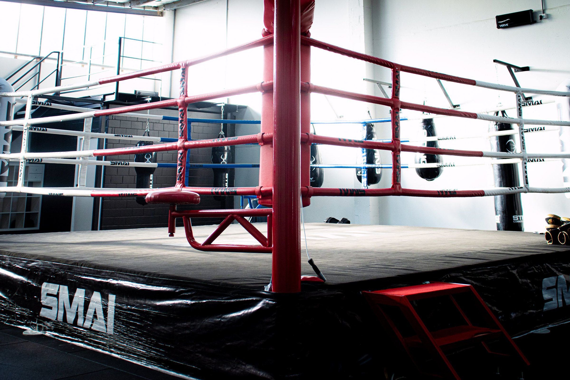 The boxing ring at Brother Boxing
